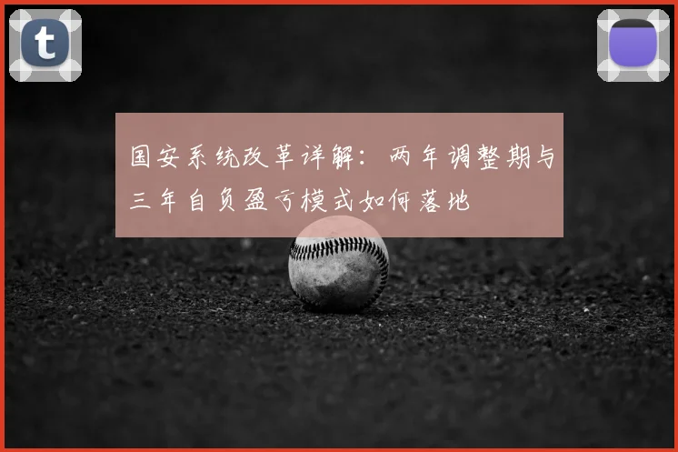 国安系统改革详解：两年调整期与三年自负盈亏模式如何落地